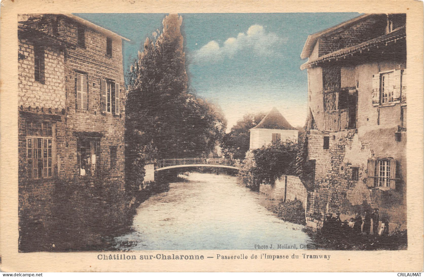 01-CHATILLON SUR CHALARONNE-PASSERELLE DE L IMPASSE DU TRAMWAY-N 6013-D/0213 - Châtillon-sur-Chalaronne