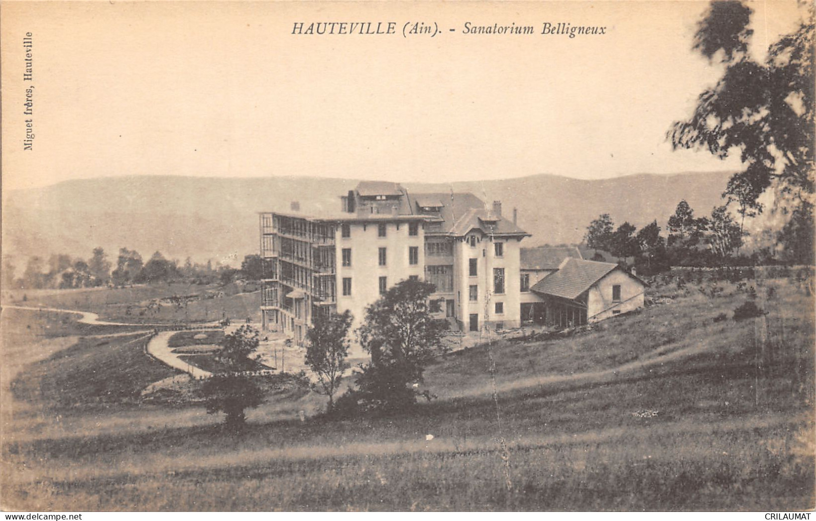 01-HAUTEVILLE-SANATORIUM BELLIGNEUX-N 6013-D/0203 - Hauteville-Lompnes