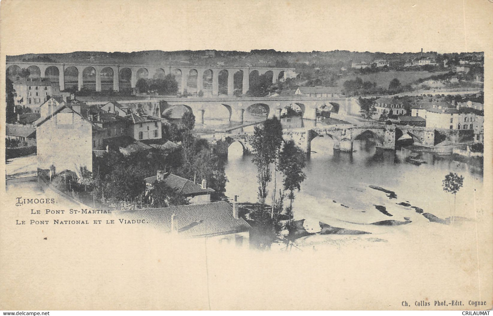 87-LIMOGES-LE PONT SAINT MARTIAL-LE VIADUC-N 6013-C/0387 - Limoges