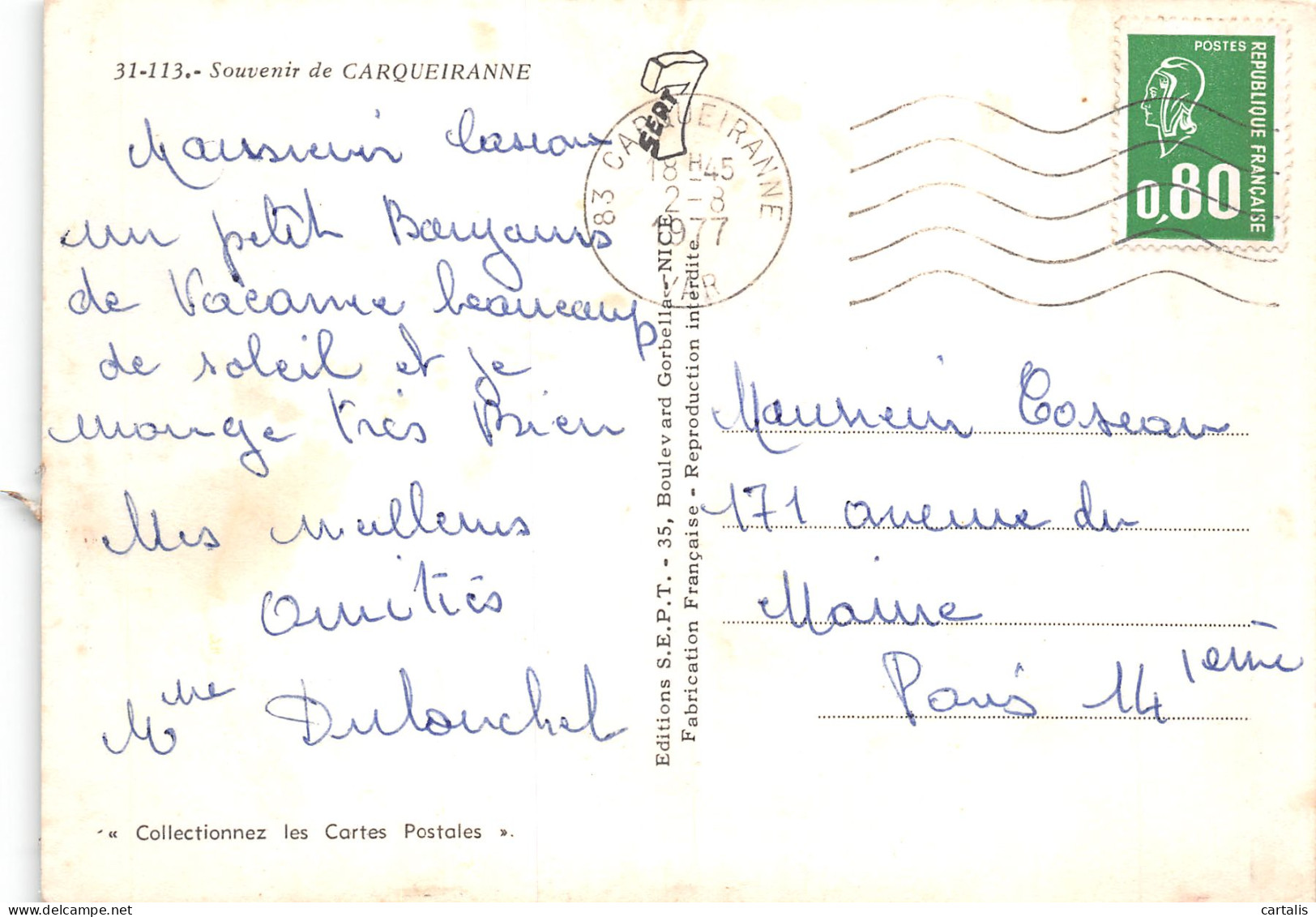 83-CARQUEIRANNE-N°4150-C/0001 - Carqueiranne