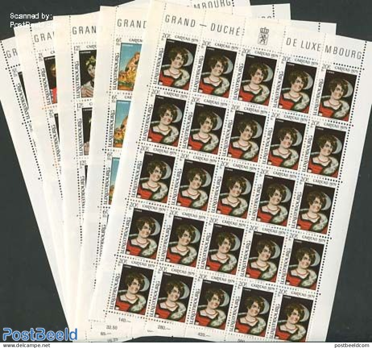 Luxemburg 1979 Caritas 5 M/ss, Mint NH, Religion - Christmas - Unused Stamps