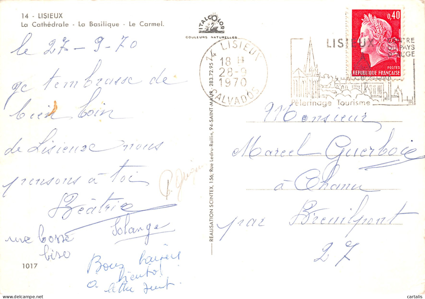 14-LISIEUX-N°4150-B/0289 - Lisieux