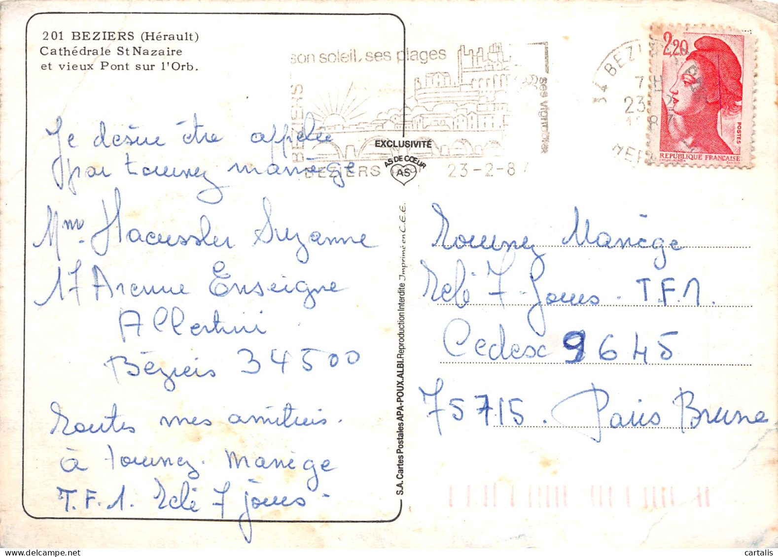 34-BEZIERS-N°4150-A/0113 - Beziers
