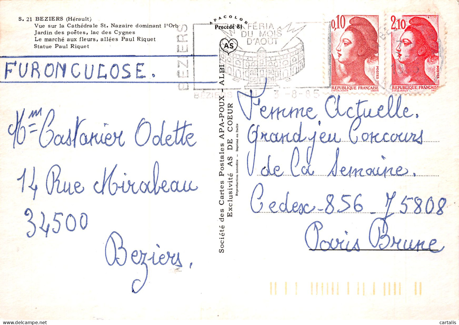 34-BEZIERS-N°4150-A/0117 - Beziers