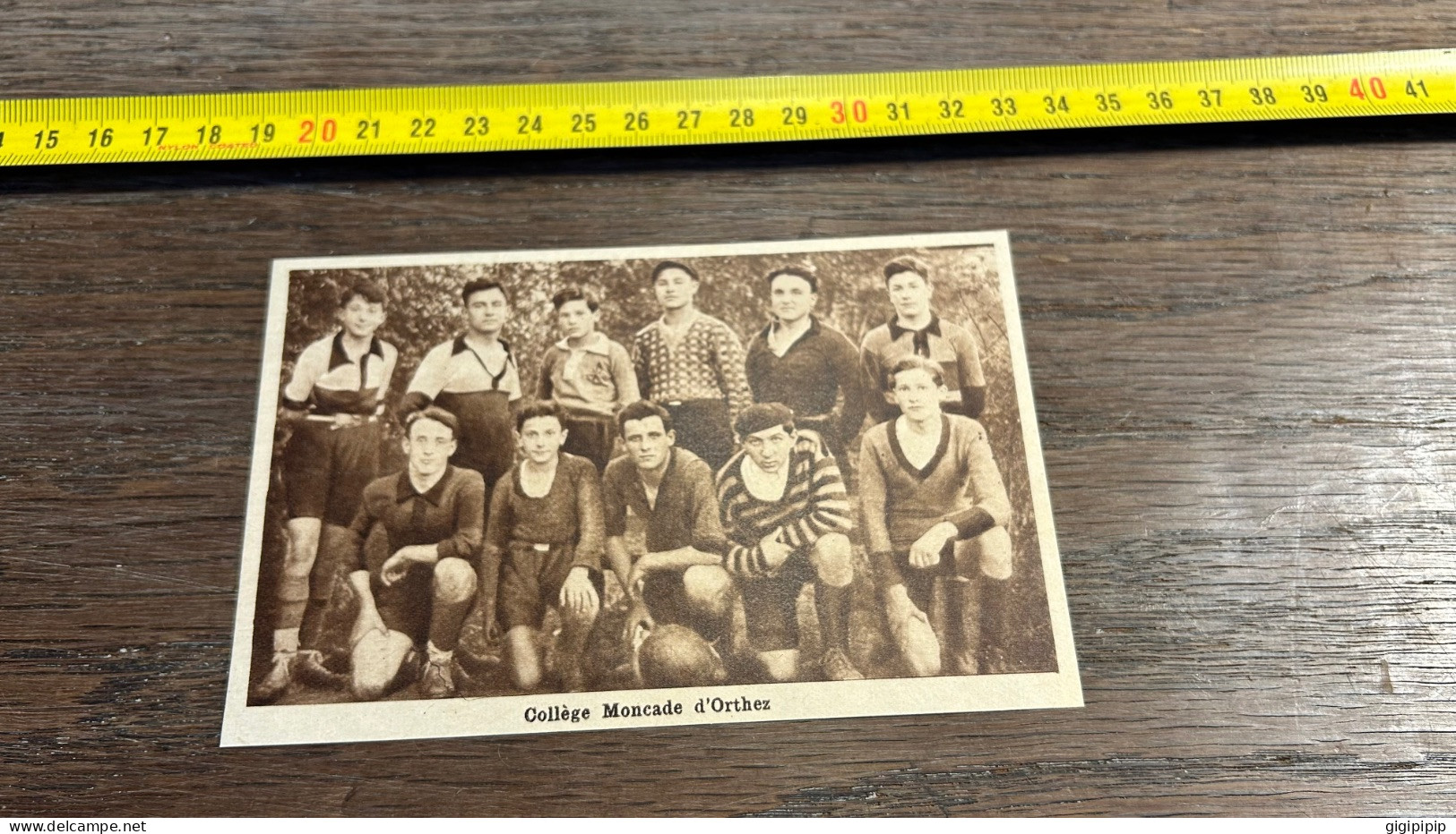 1929 MI équipe Football Collège Moncade D'Orthez - Collections
