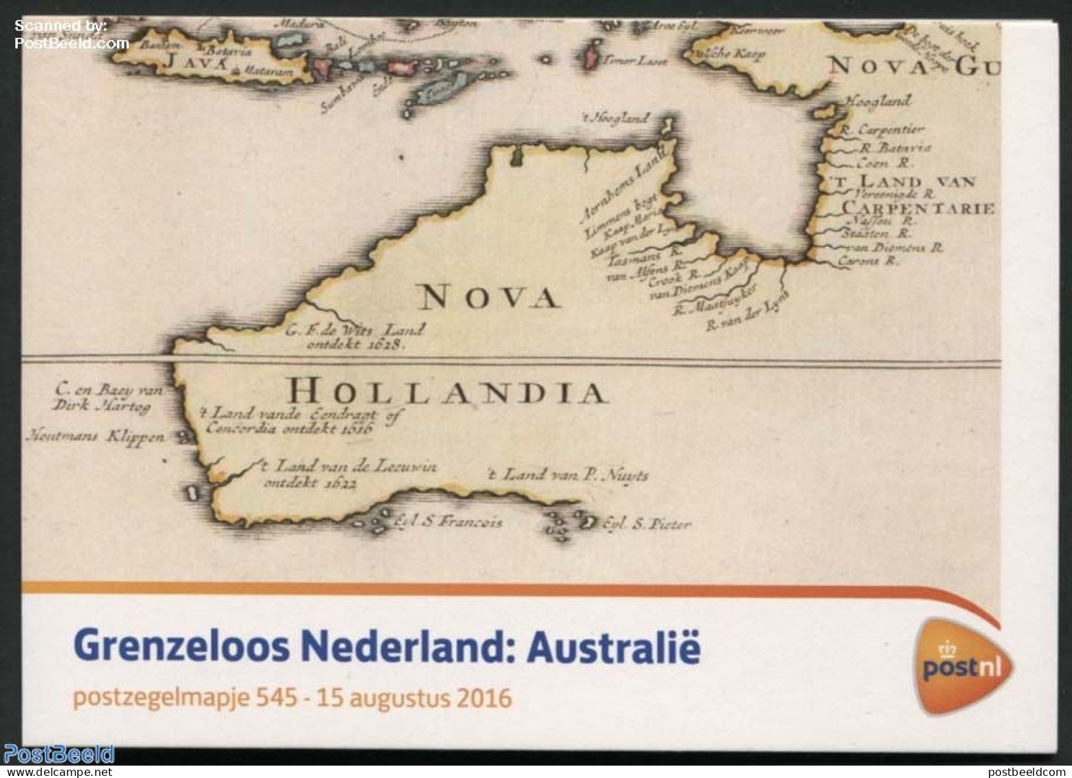 Netherlands 2016 Borderless Netherlasnds-Australia, Presentation Pack 545, Mint NH, History - Transport - Various - Ex.. - Ungebraucht
