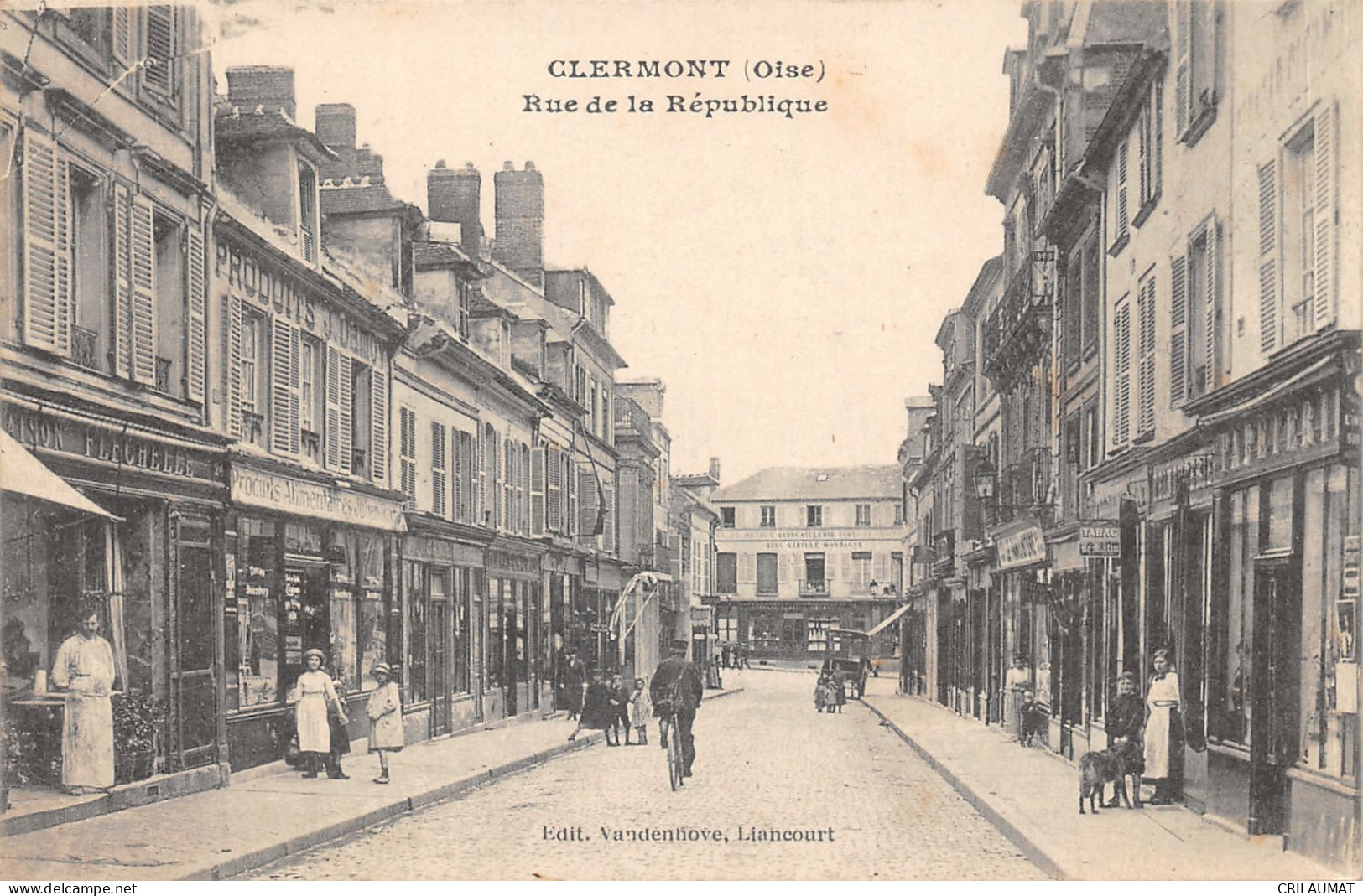 60-CLERMONT-RUE DE LA REPUBLIQUE-N 6013-H/0111 - Clermont