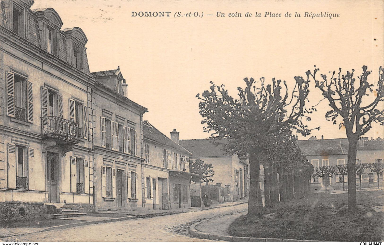 95-DOMONT-PLACE DE LA REPUBLIQUE-N 6013-G/0289 - Domont