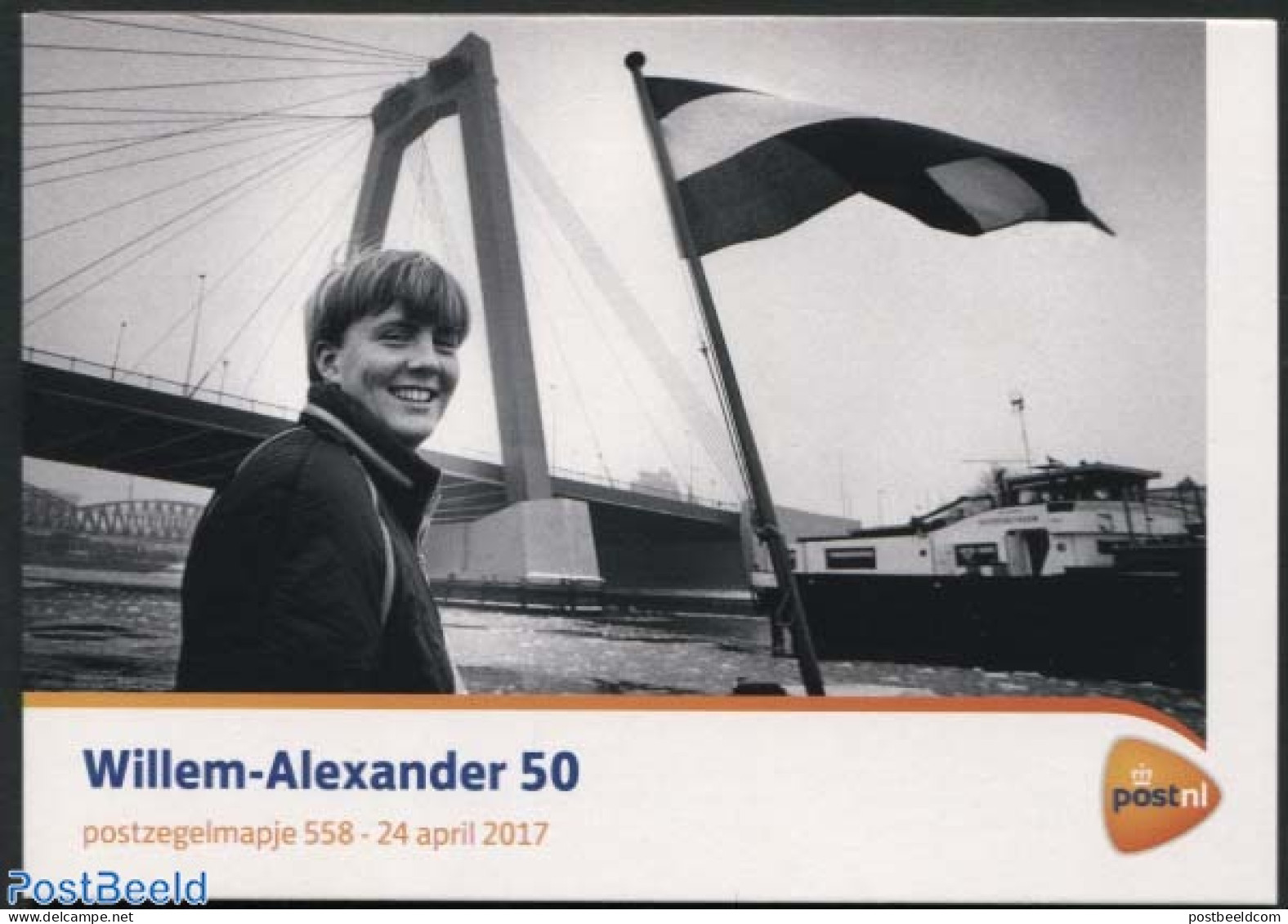 Netherlands 2017 King Willem-Alexander 50th Birthday, Presentation Pack 558, Mint NH, History - Transport - Kings & Qu.. - Unused Stamps