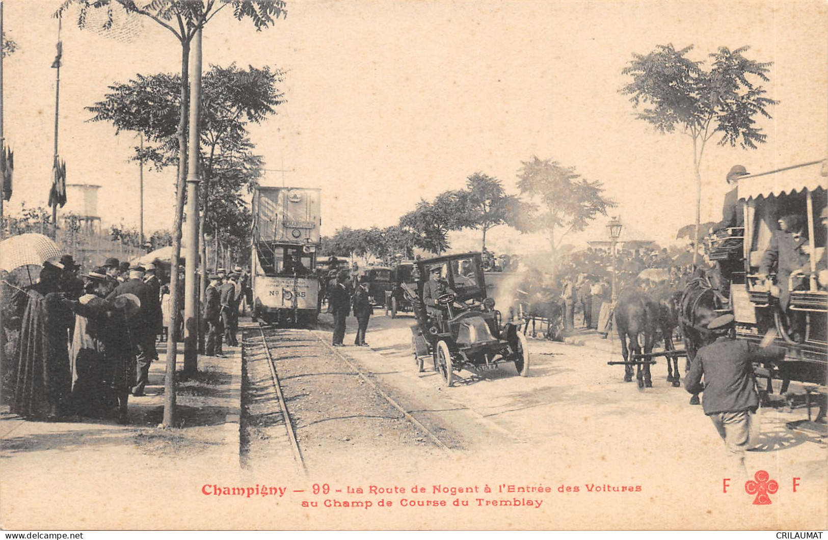 94-CHAMPIGNY-ENTREE DES VOITURES-N 6013-F/0367 - Champigny