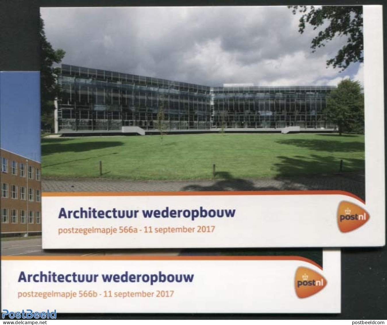 Netherlands 2017 Architecture From The Post-war Reconstruction Period, Presentation Pack 566a+b, Mint NH, Art - Modern.. - Unused Stamps