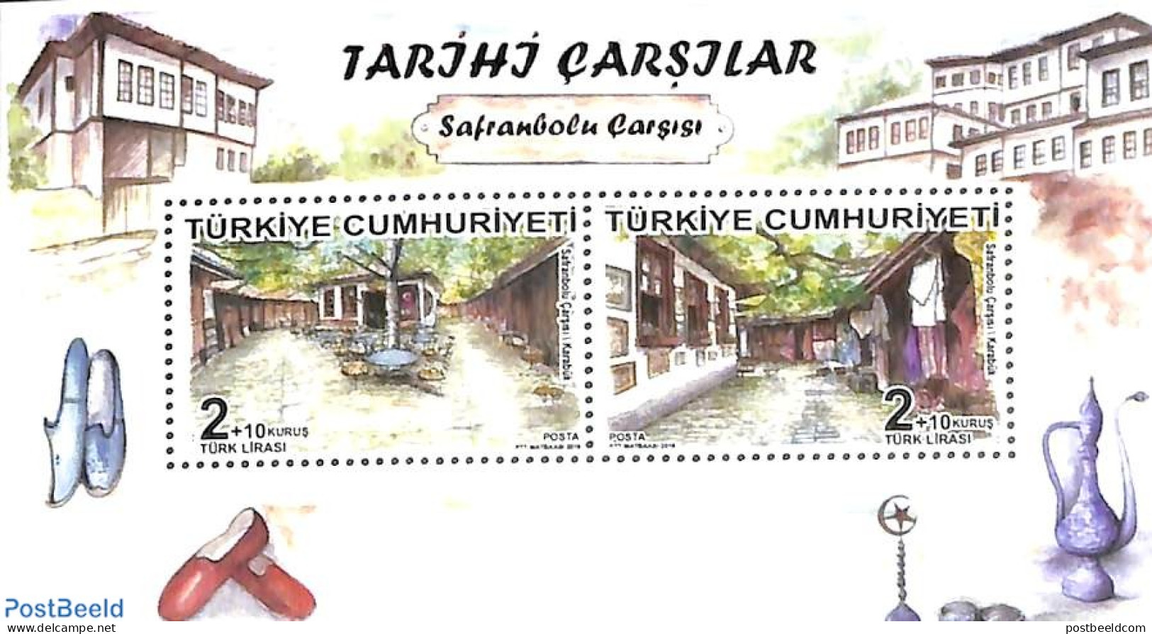 Türkiye 2018 Safranbolu Bazaar S/s, Mint NH - Otros & Sin Clasificación