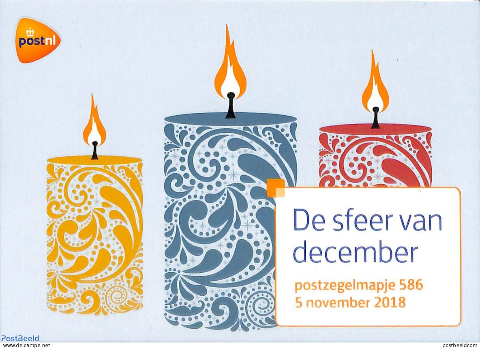 Netherlands 2018 Personal December Stamp, Presentation Pack 586, Mint NH, Religion - Sport - Christmas - Skating - Ungebraucht