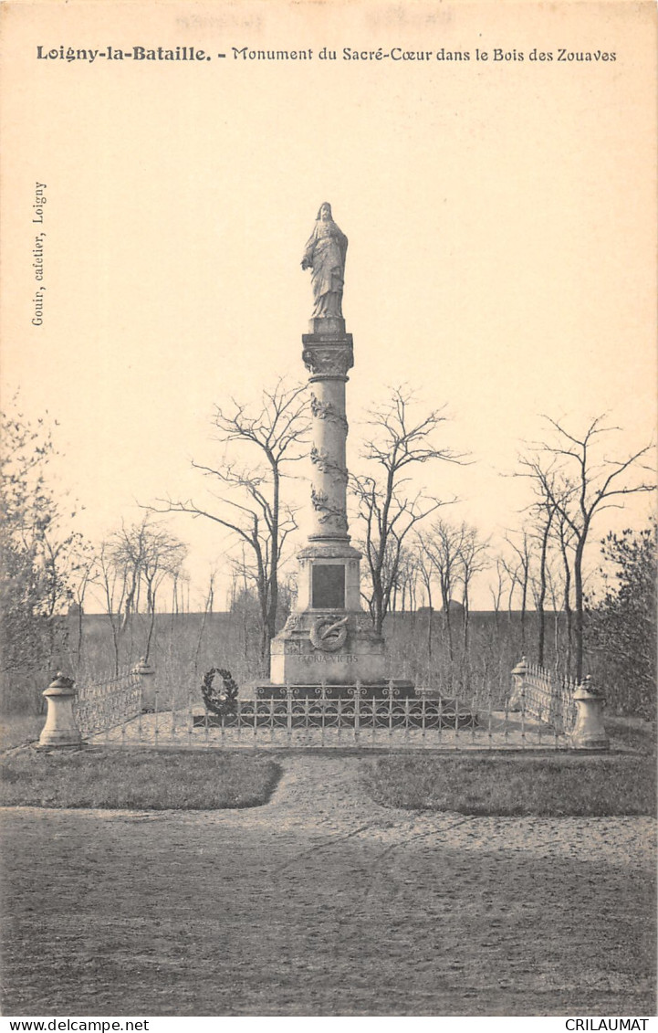 28-LOIGNY LA BATAILLE-MONUMENT DU SACRE CŒUR-N 6014-C/0243 - Loigny