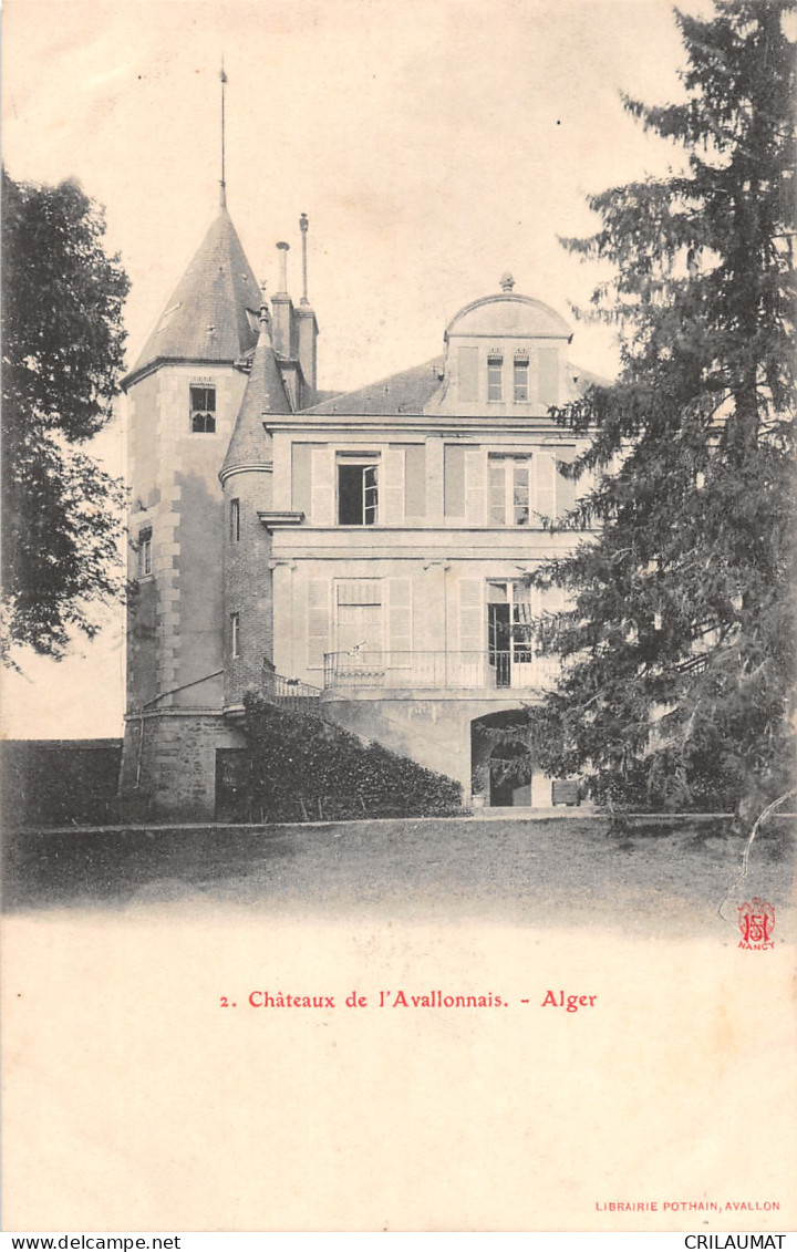 89-AVALLON-CHATEAU D ALGER-N 6014-A/0357 - Avallon