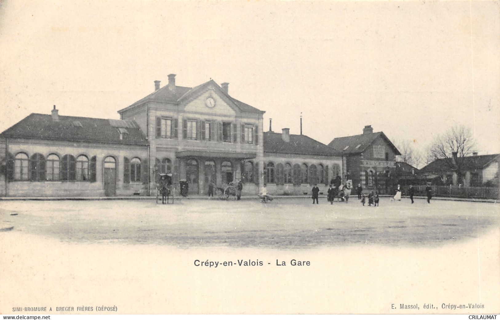 60-CREPY EN VALOIS-LA GARE-N 6014-A/0063 - Crepy En Valois