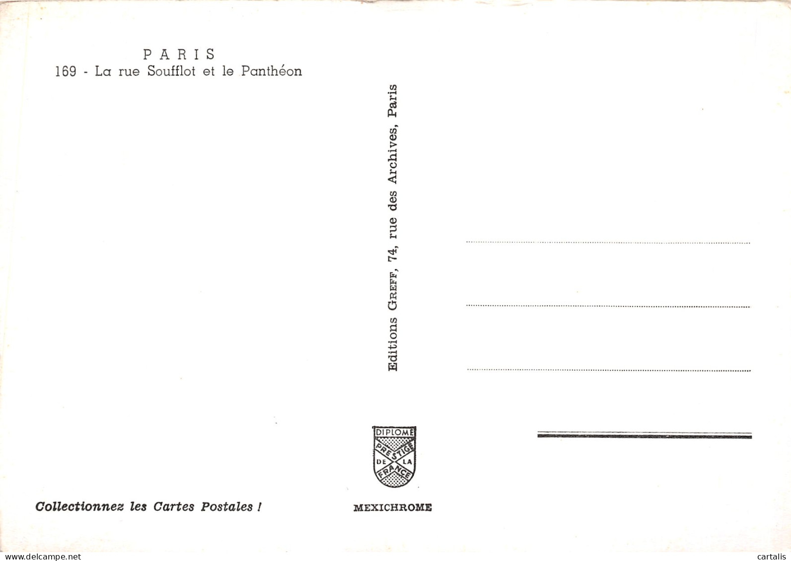 75-PARIS LE PANTHEON-N°4151-C/0175 - Panthéon