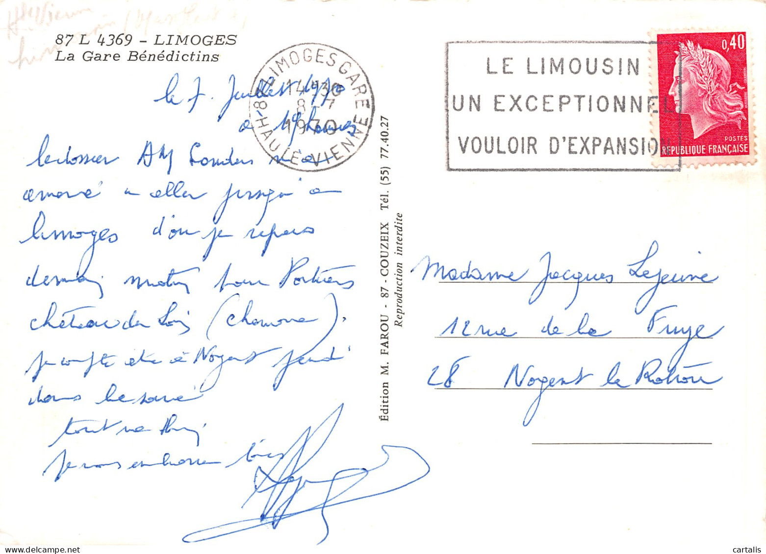 87-LIMOGES-N°4151-B/0309 - Limoges