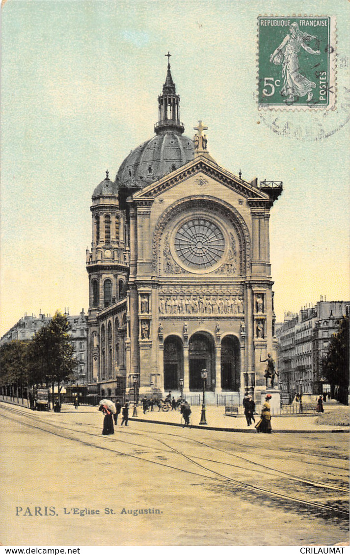 75-PARIS-EGLISE SAINT AUGUSTIN-N 6014-D/0181 - Churches