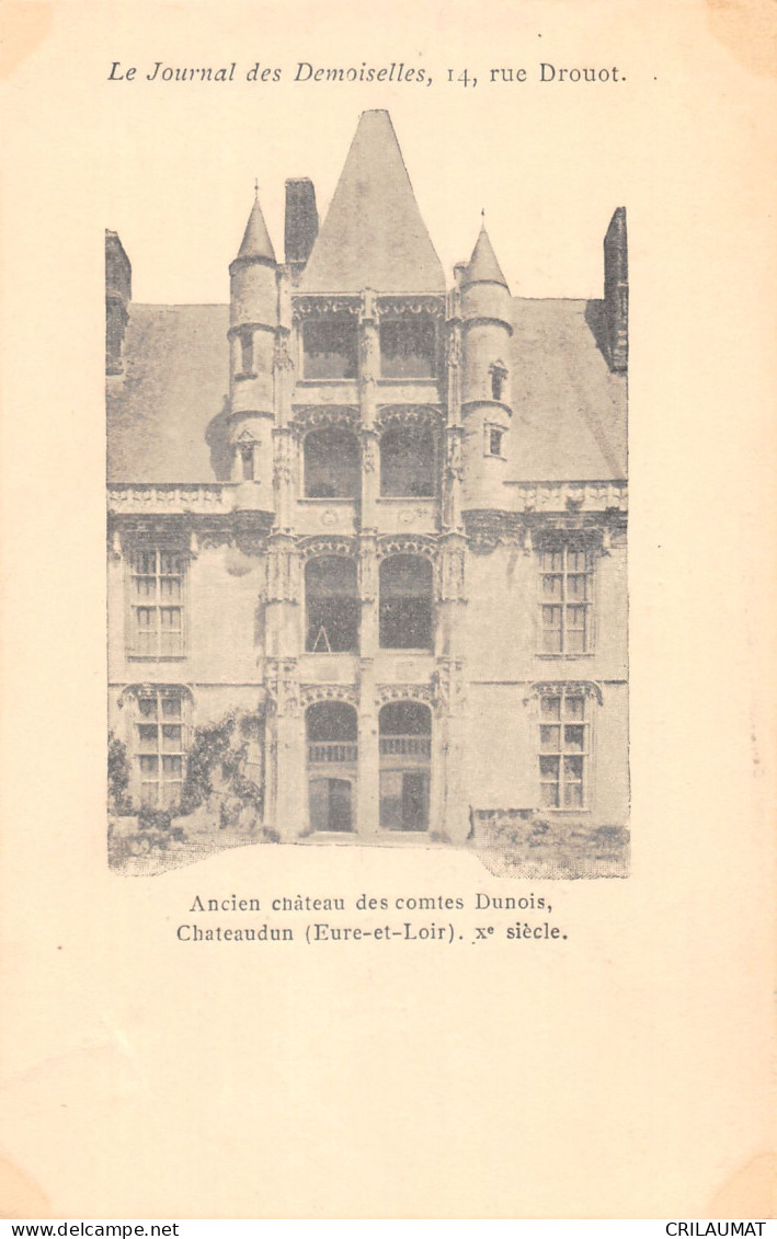 28-CHATEAUDUN-CHATEAU DES COMTES DUNOIS-N 6014-D/0155 - Chateaudun