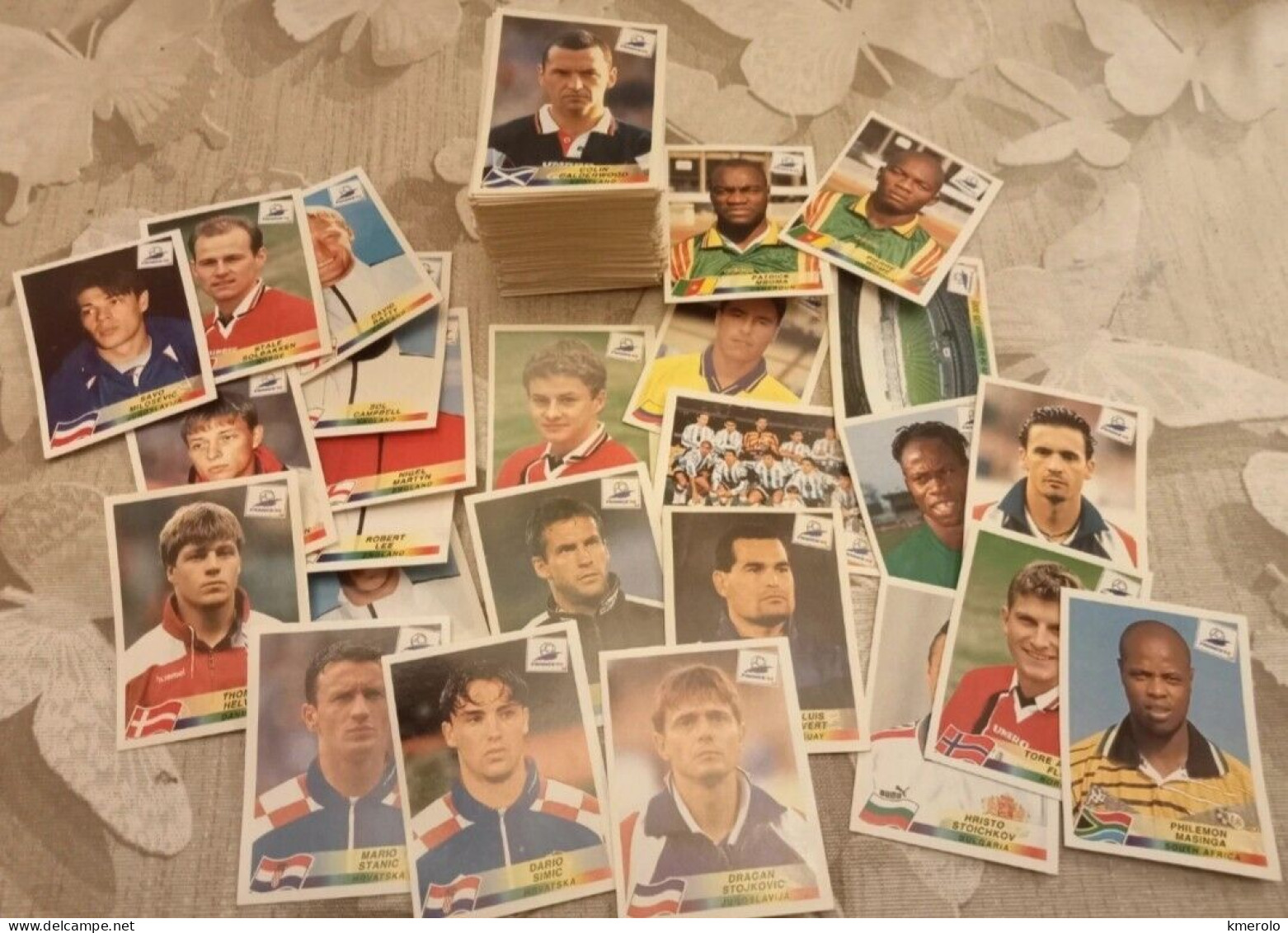 Lotto 260 Figurine Calciatori WC France 98 Con VELINA ! Belle ! Tutte Diverse ! - Italiaanse Uitgave