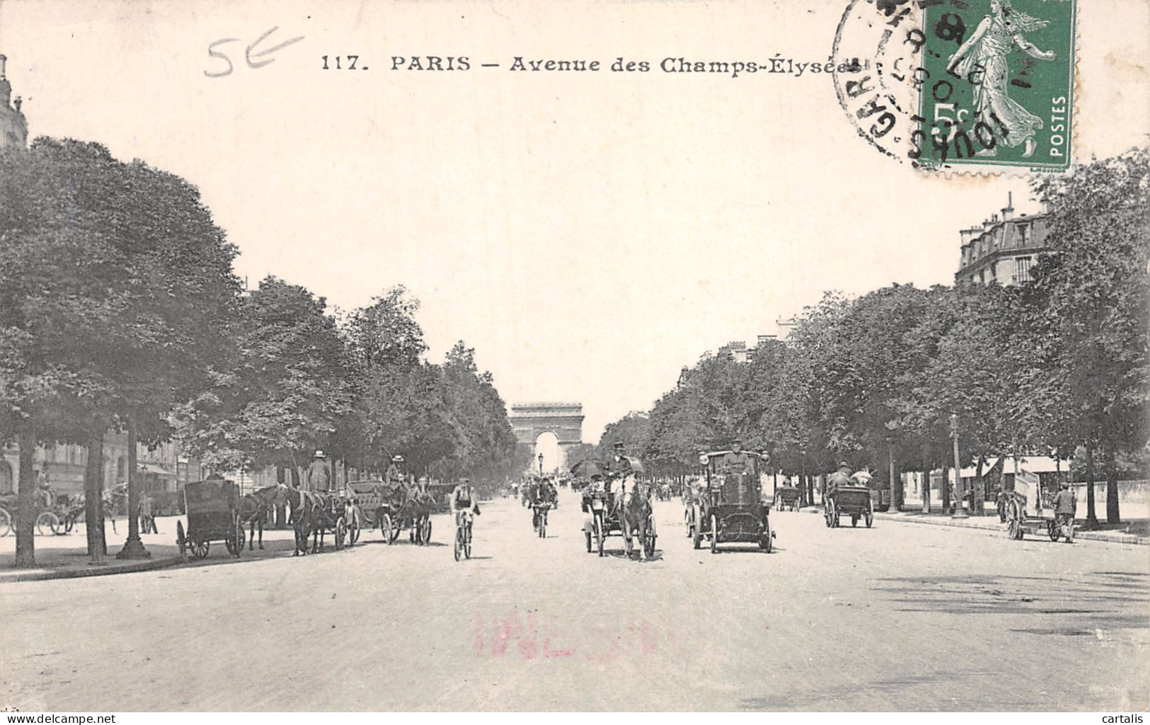 75-PARIS AVENUE DES CHAMPS ELYSEES-N°4151-E/0019 - Champs-Elysées