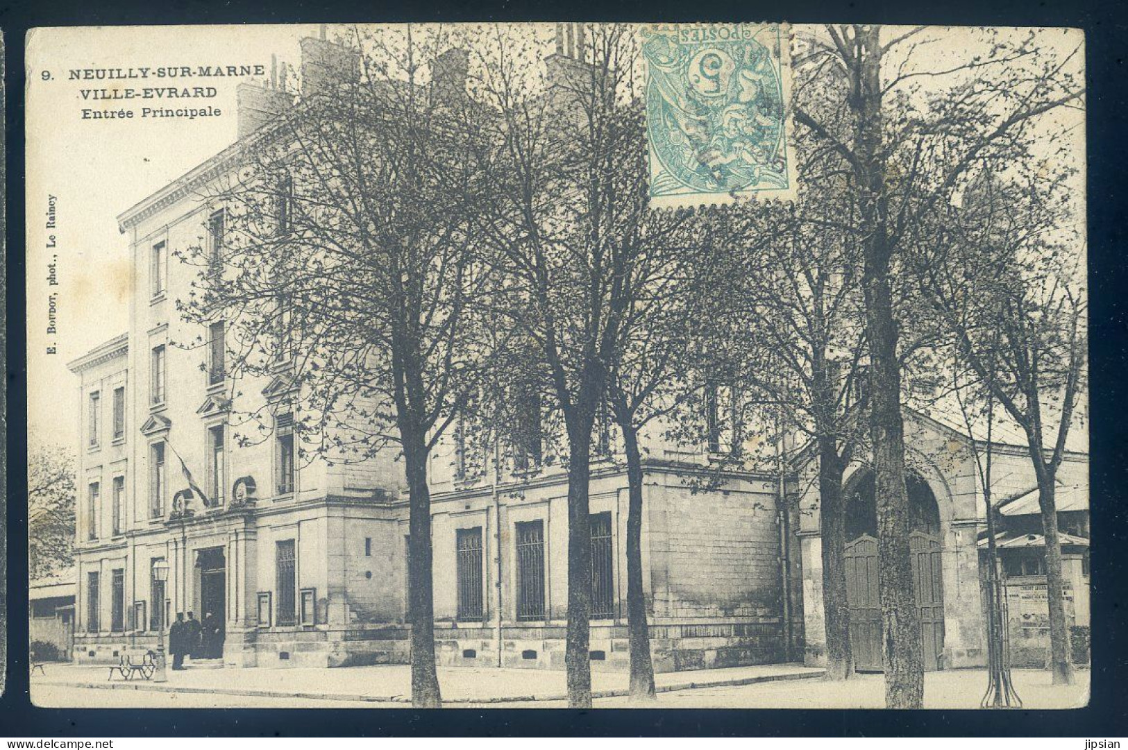 Cpa Du 93 Neuilly Sur Marne -- Ville Evrard , Entrée Principale   STEP191 - Neuilly Sur Marne