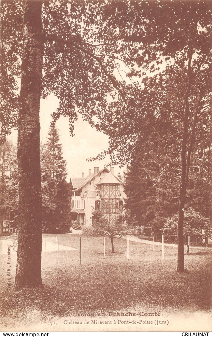 39-PONT DE POITTE-CHATEAU DE MIREVENT-N 6014-H/0281 - Autres & Non Classés