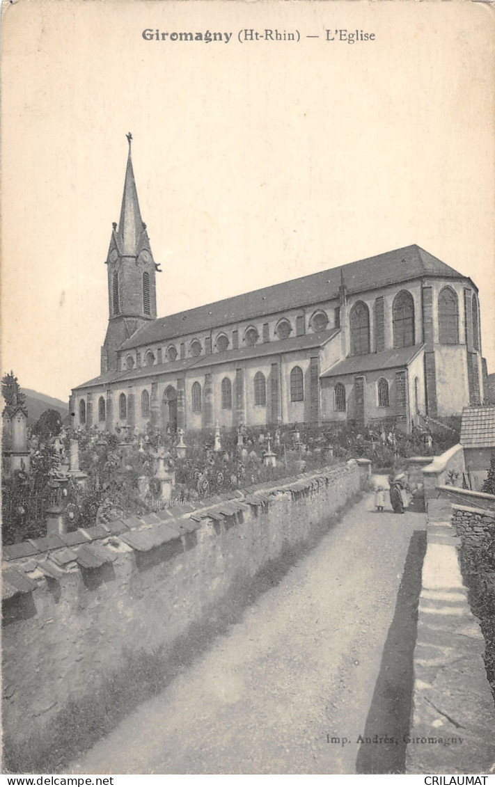 90-GIROMAGNY-L EGLISE-N 6014-G/0035 - Giromagny