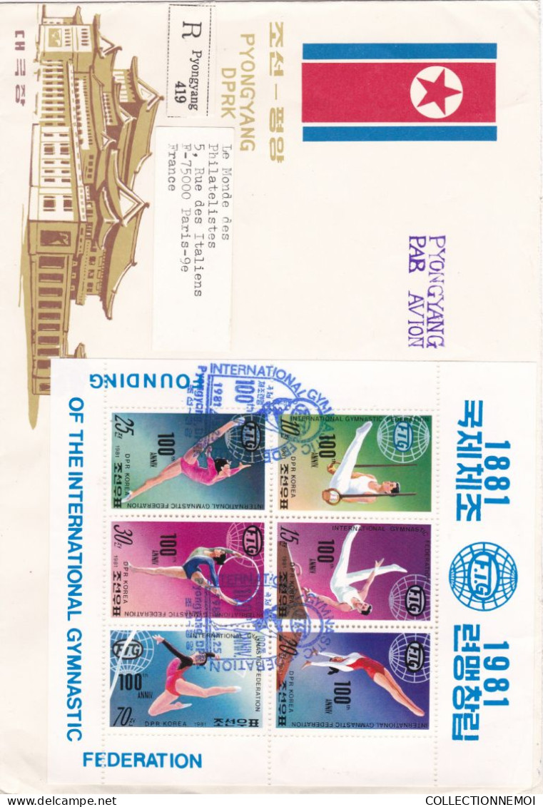 COREE 1981  Gymnastic - Gymnastiek