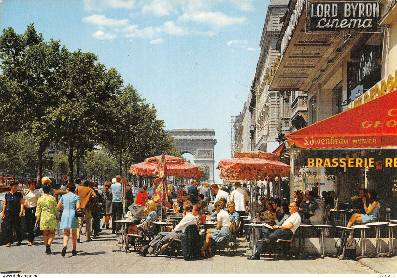 75-PARIS LES CHAMPS ELYSEES-N°4152-B/0221 - Champs-Elysées