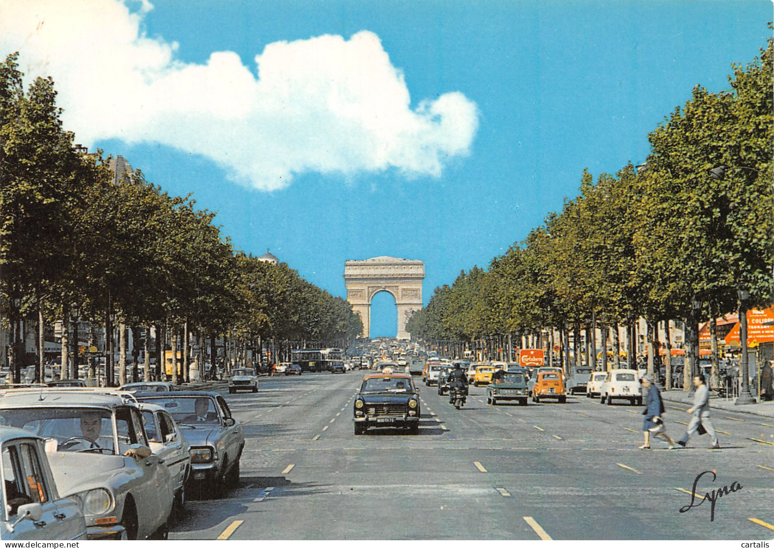 75-PARIS LES CHAMPS ELYSEES-N°4152-B/0207 - Champs-Elysées