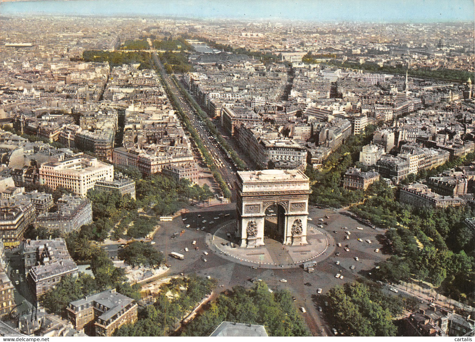 75-PARIS L ARC DE TRIOMPHE-N°4152-B/0125 - Arc De Triomphe