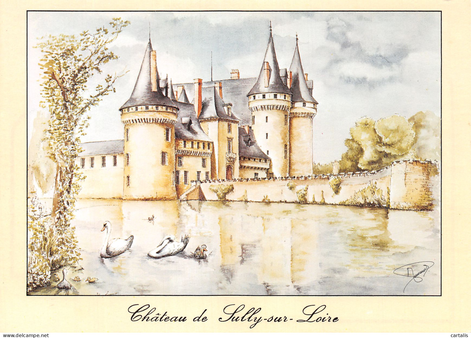 45-SULLY SUR LOIRE LE CHATEAU-N°4152-A/0371 - Sully Sur Loire