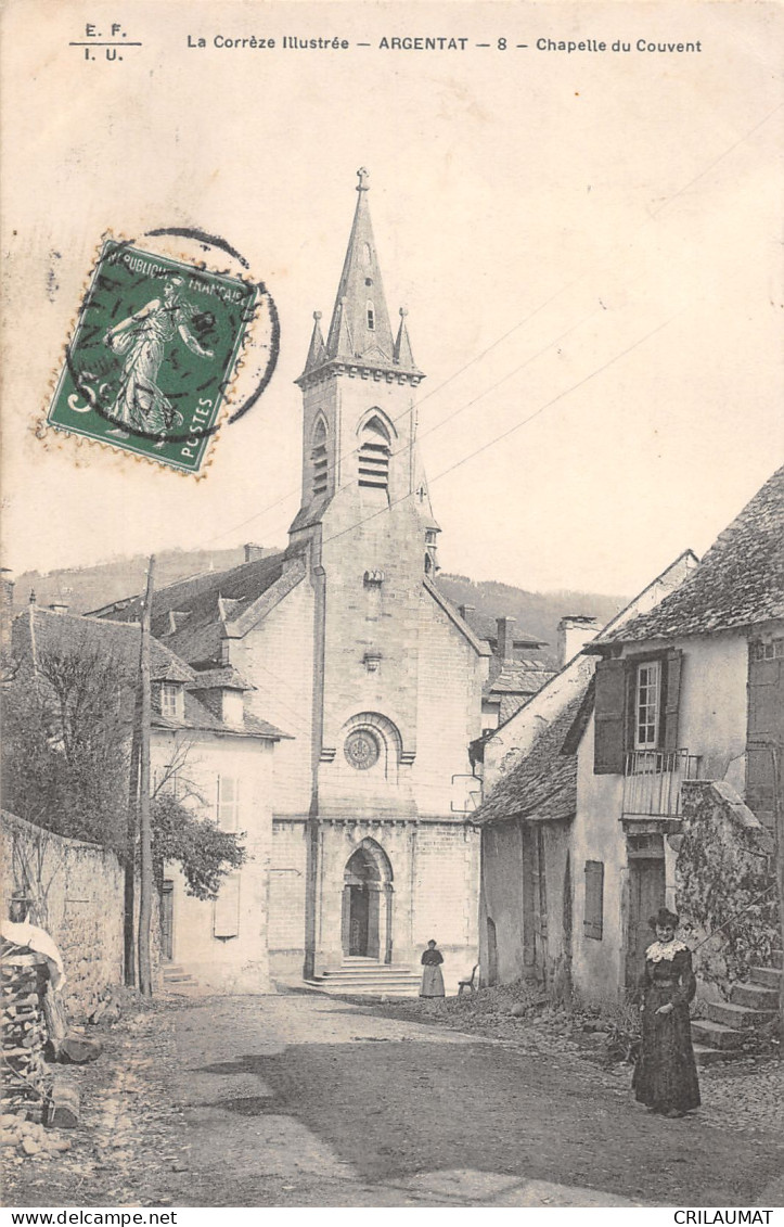 19-ARGENTAT-CHAPELLE DU COUVENT-N 6015-B/0041 - Argentat