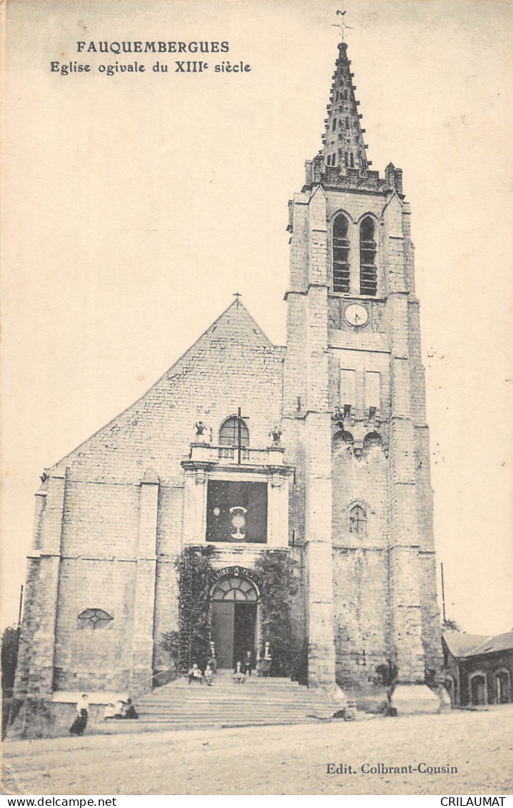 62-FAUQUEMBERGUES-EGLISE OGIVALE-N 6015-A/0359 - Fauquembergues