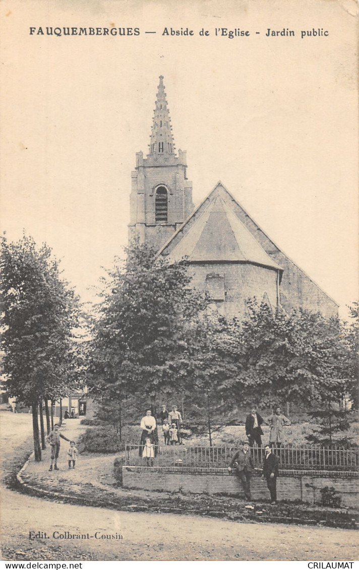 62-FAUQUEMBERGUES-ABSIDE DE L EGLISE-N 6015-A/0321 - Fauquembergues