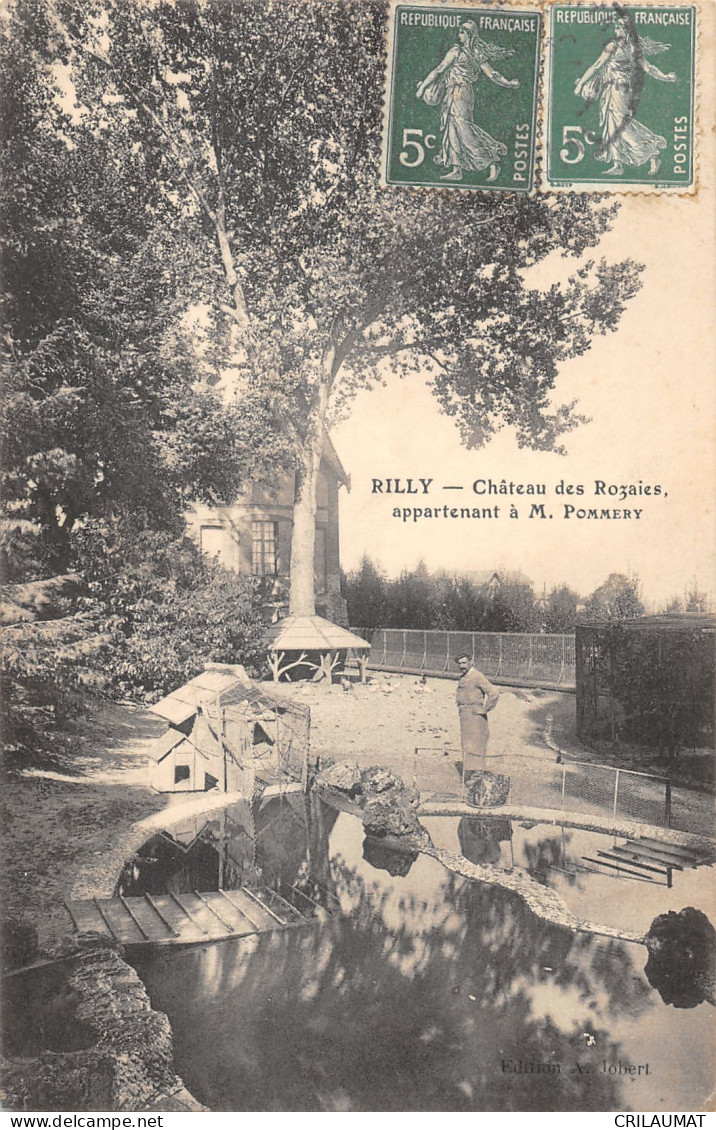 51-RILLY LA MONTAGNE-CHATEAU DES ROZAIES-M POMMERY-N 6015-A/0285 - Rilly-la-Montagne