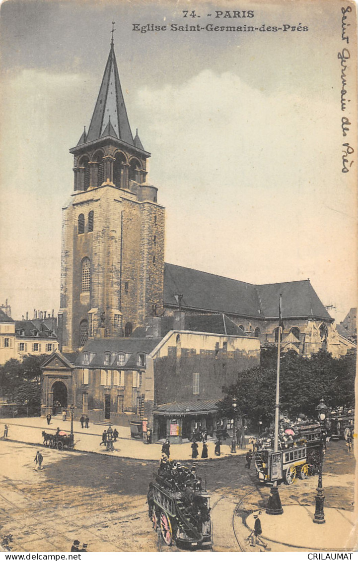 75-PARIS-EGLISE SAINT GERMAIN DES PRES-N 6015-A/0145 - Eglises
