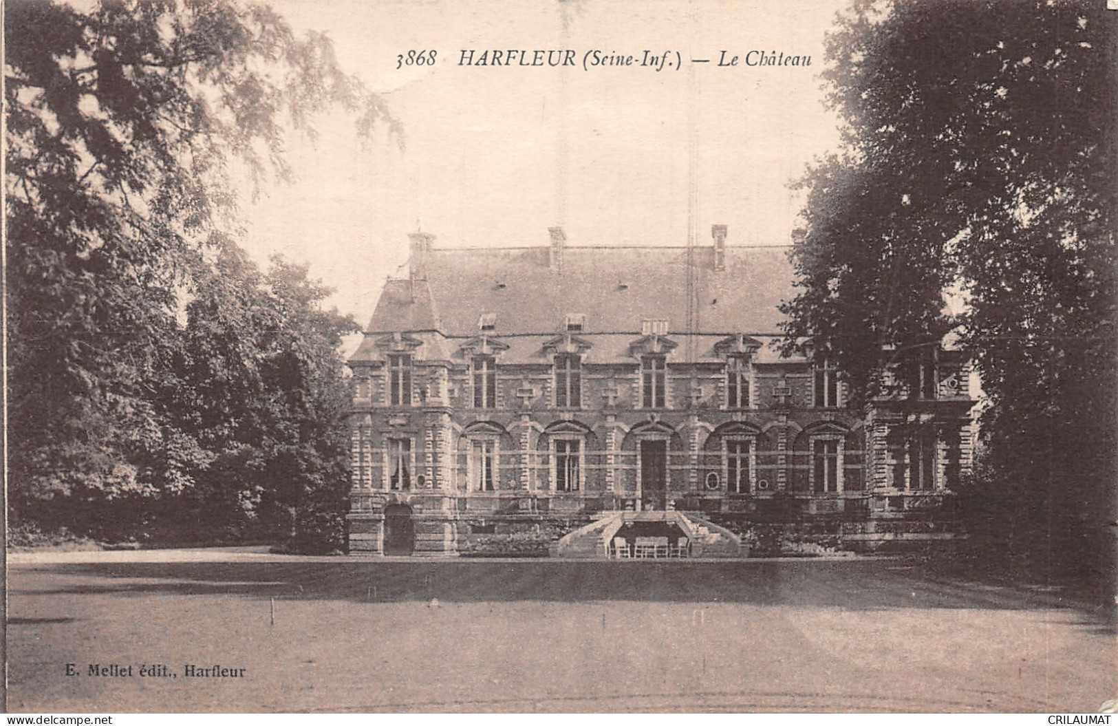 76-HARFLEUR-LE CHATEAU-N 6015-E/0241 - Harfleur