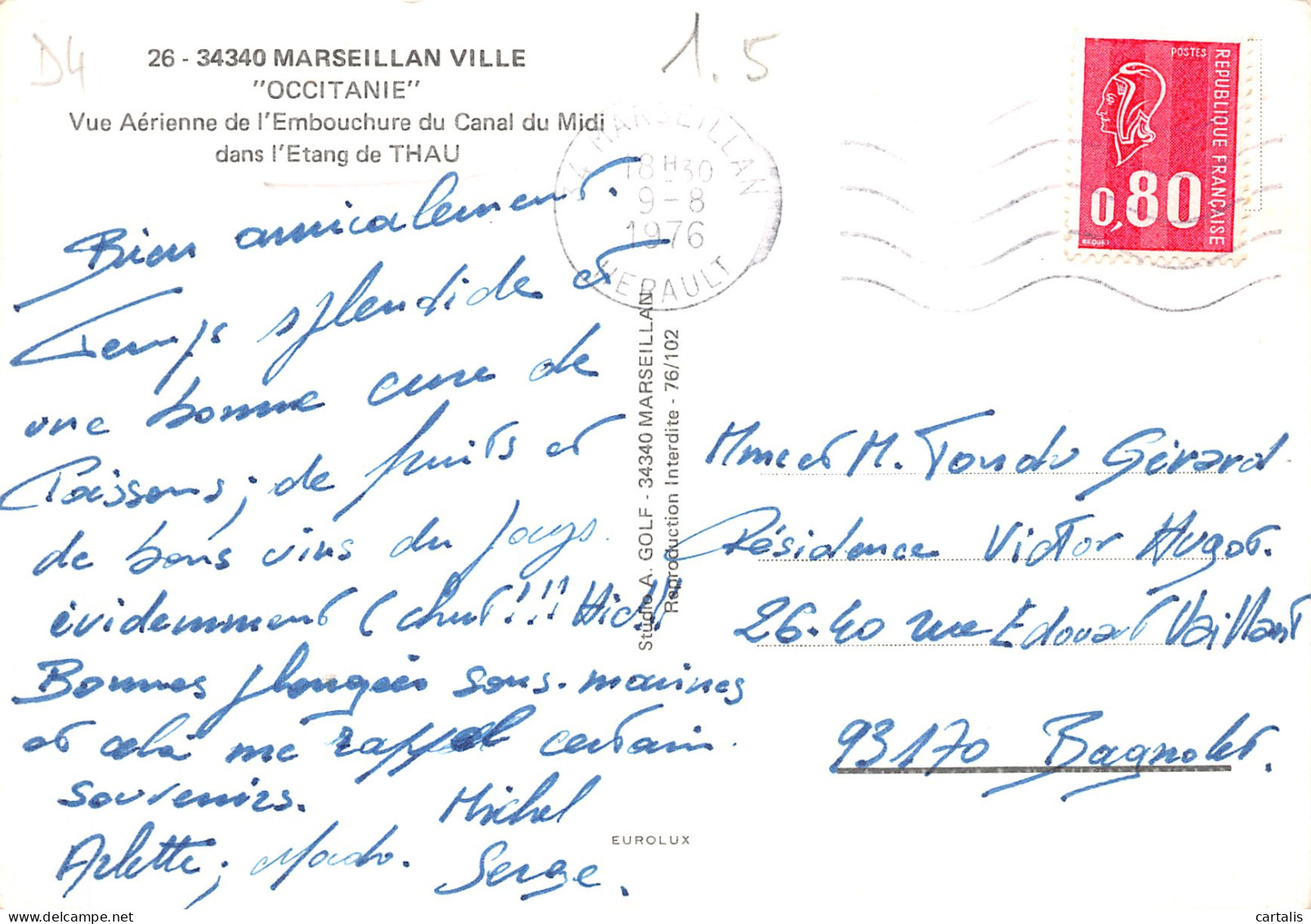 34-MARSEILLAN VILLE-N°4153-C/0391 - Marseillan