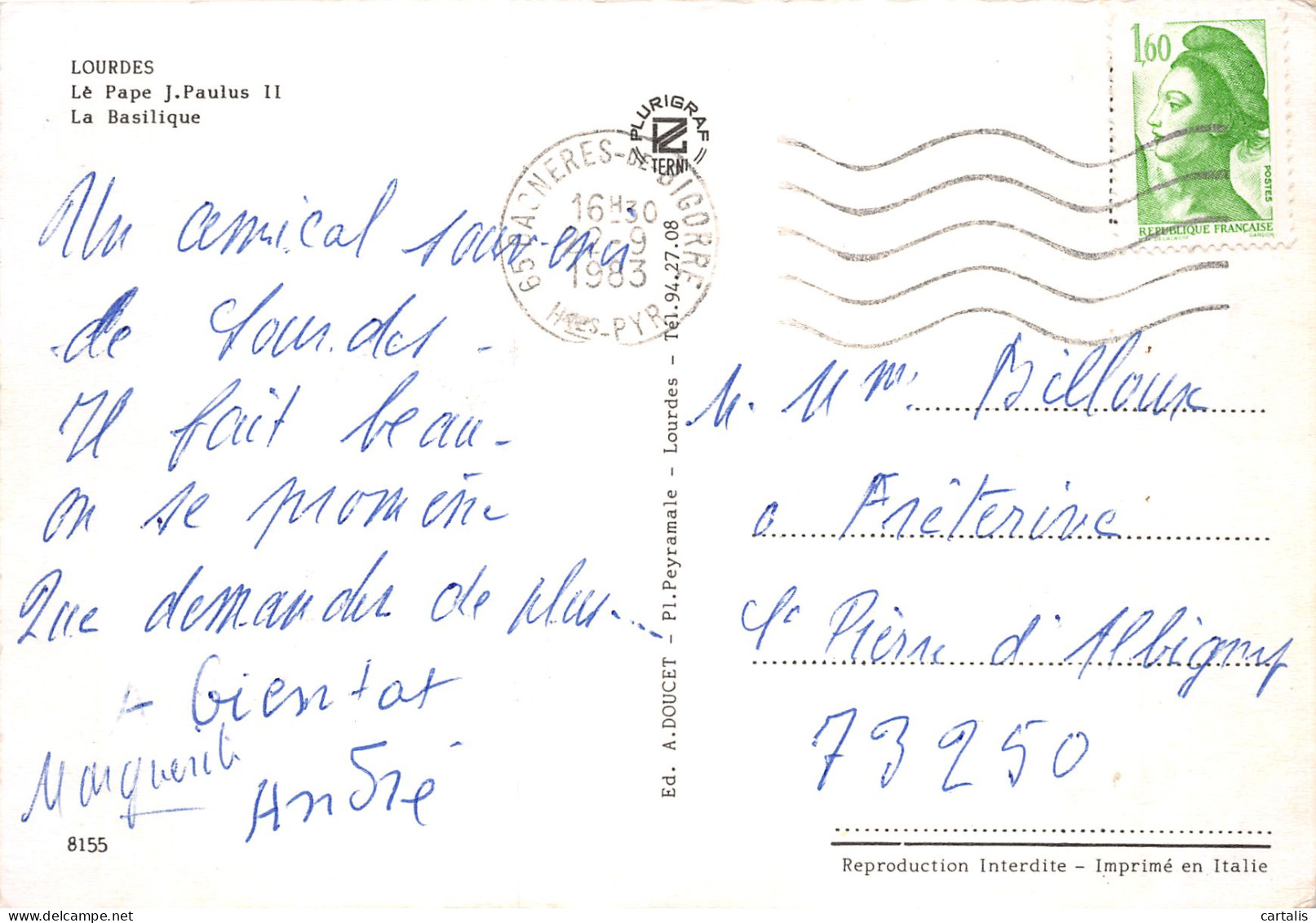 65-LOURDES-N°4153-A/0371 - Lourdes