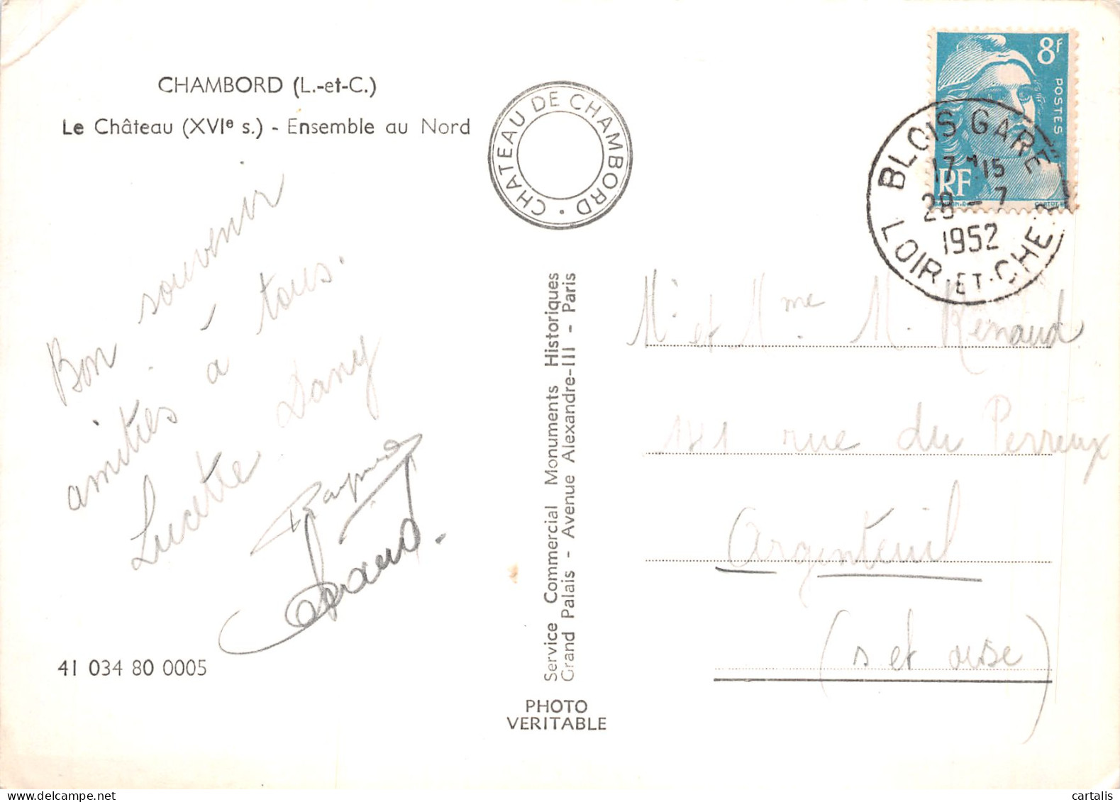 41-CHAMBORD-N°4153-A/0341 - Chambord