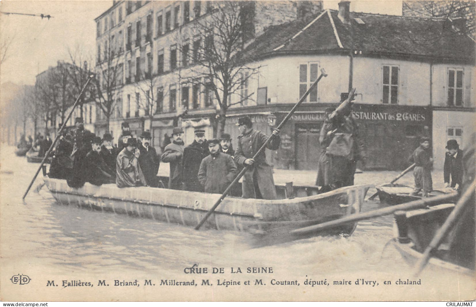 94-IVRY-CRUE DE LA SEINE-CANOT-N 6015-H/0263 - Ivry Sur Seine