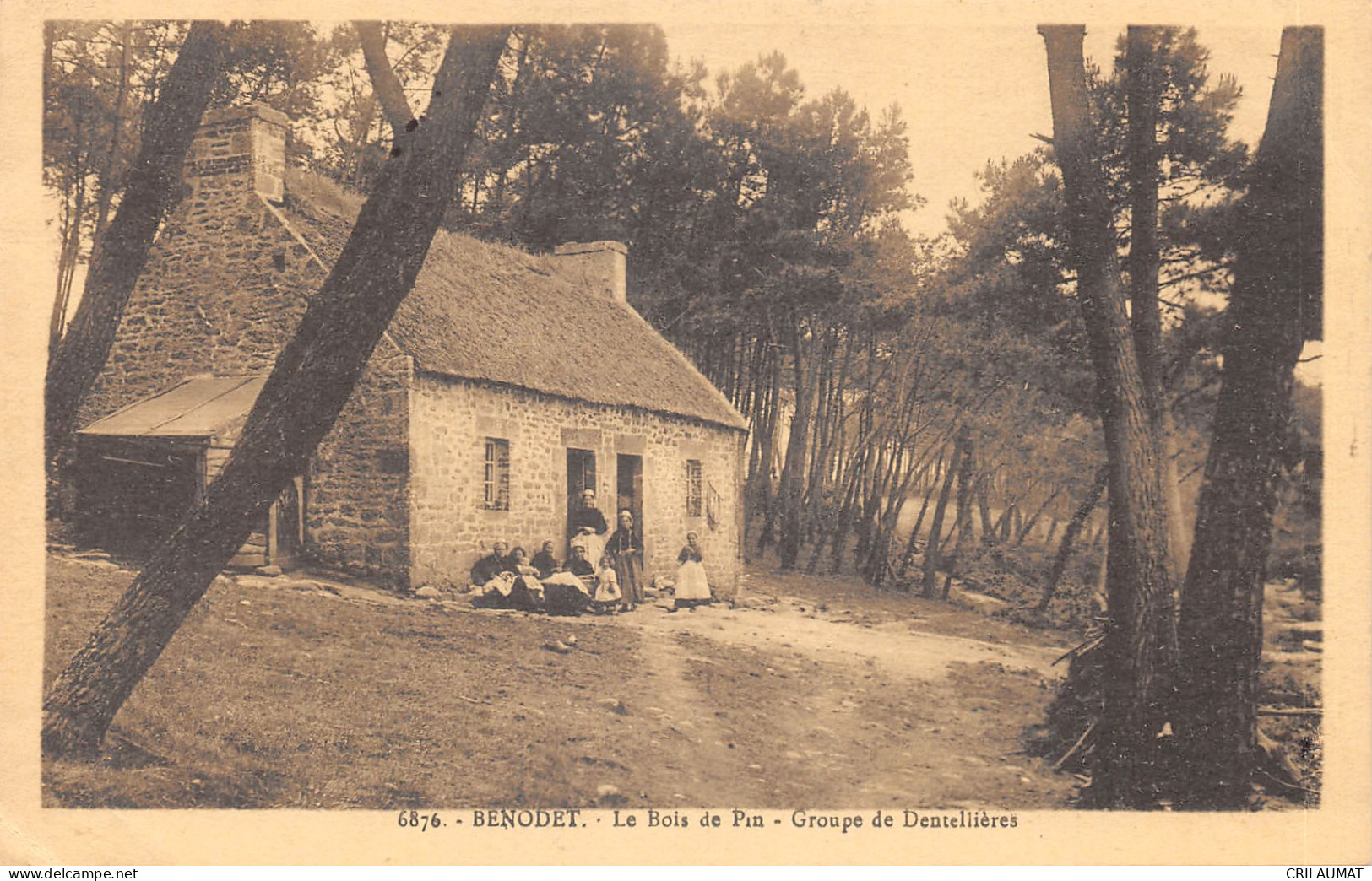 29-BENODET-DENTELLIERES AU BOIS DU PIN-N 6015-H/0199 - Bénodet