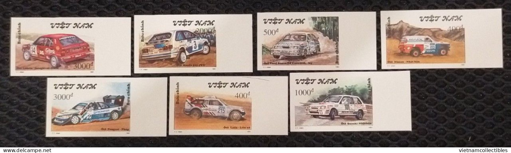 Vietnam Viet Nam MNH Imperf Stamps 1991 : Rally Cars / Car (Ms621) - Viêt-Nam