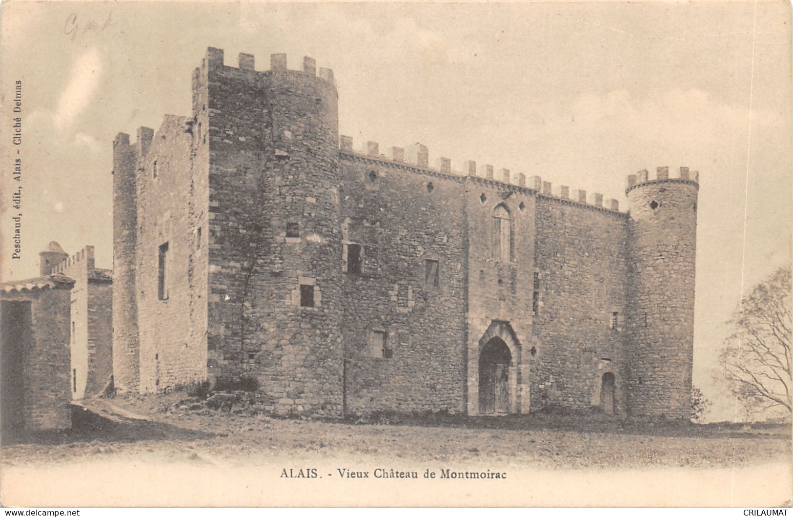 30-ALAIS-VIEUX CHATEAU DE MONTMOIRAC-N 6015-G/0109 - Autres & Non Classés