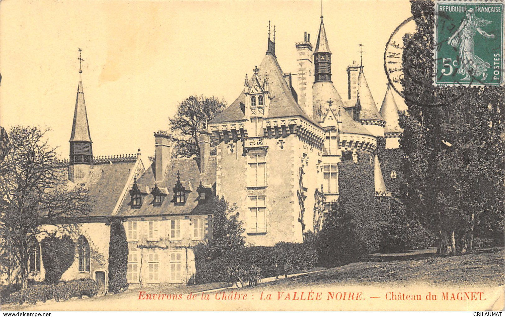 36-LA CHATRE-CHATEAU DU MAGNET-N 6015-F/0359 - La Chatre