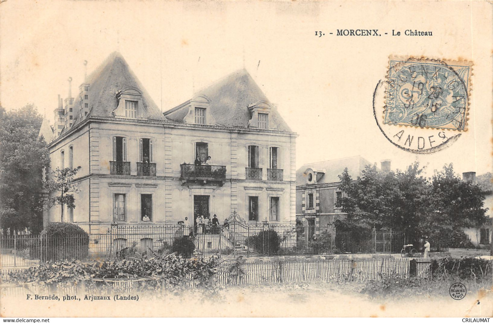 40-MORCENX-LE CHATEAU-N 6015-F/0325 - Morcenx