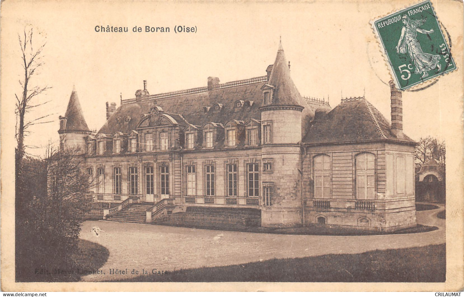 60-BORAN SUR OISE-CHATEAU DE BORAN-N 6015-F/0279 - Boran-sur-Oise